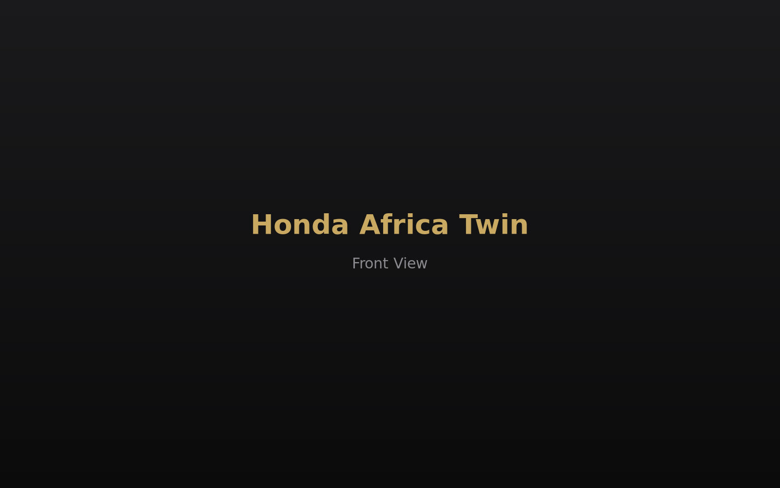 Honda Africa Twin — front view